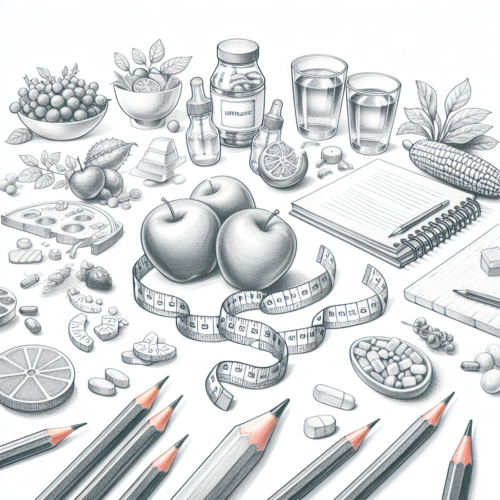 Pastelková ilustrace znázorňující téma: Hubnutí