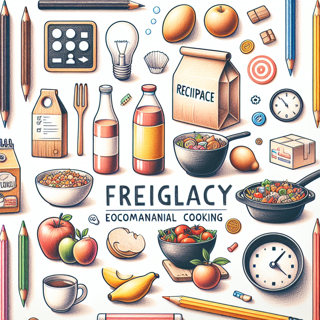 Pastelková ilustrace znázorňující téma: Vaření
