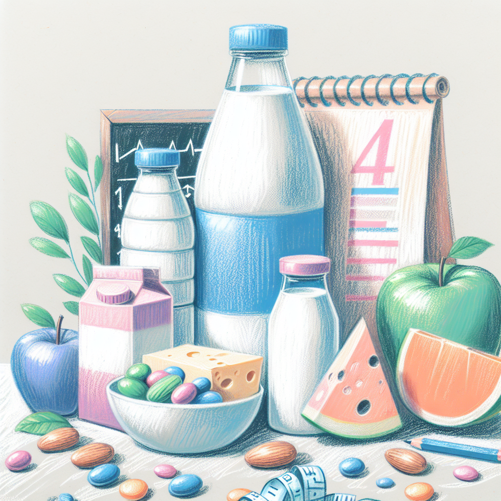 Pastelková ilustrace znázorňující téma: Zdravá strava