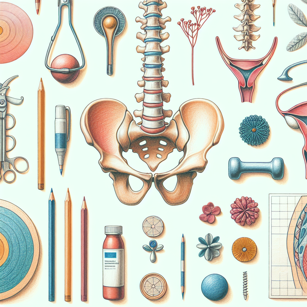 Pastelková ilustrace znázorňující téma: Cvičení a rehabilitace