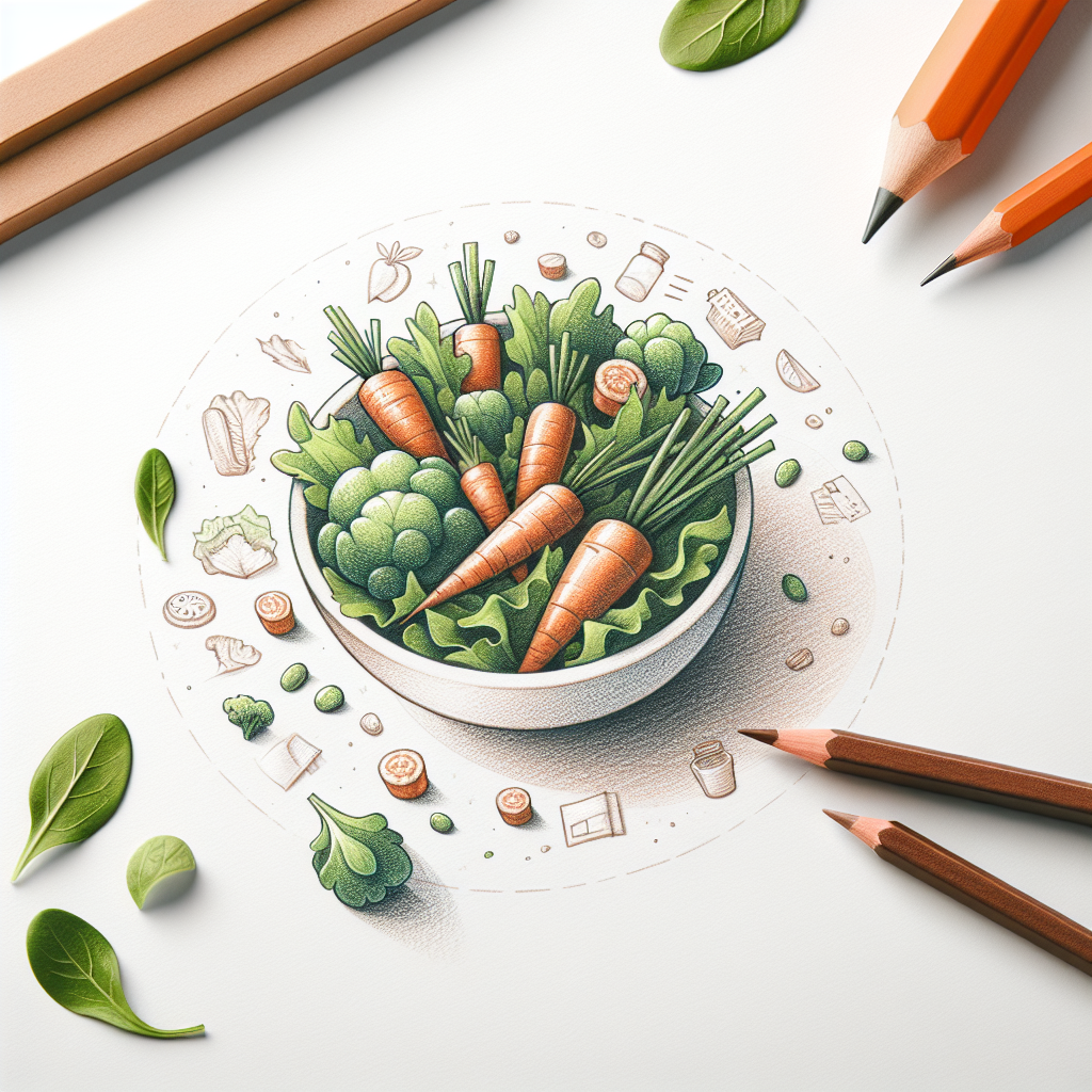 Pastelková ilustrace znázorňující téma: Recepty