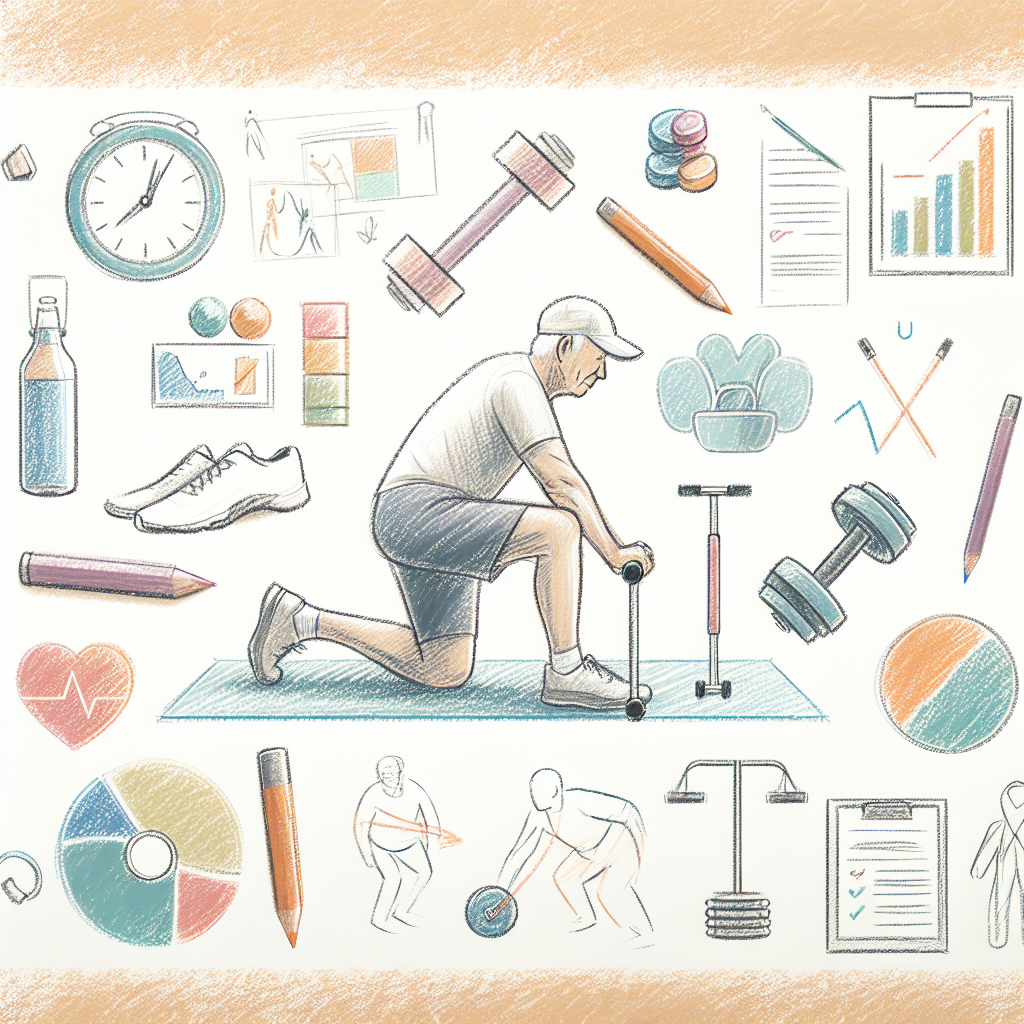 Pastelková ilustrace znázorňující téma: Rehabilitace