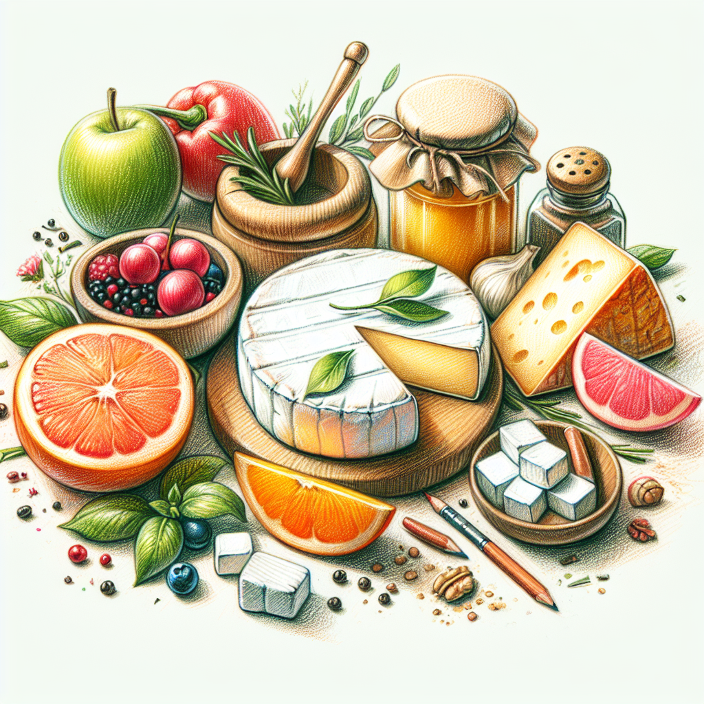 Pastelková ilustrace znázorňující téma: Recepty