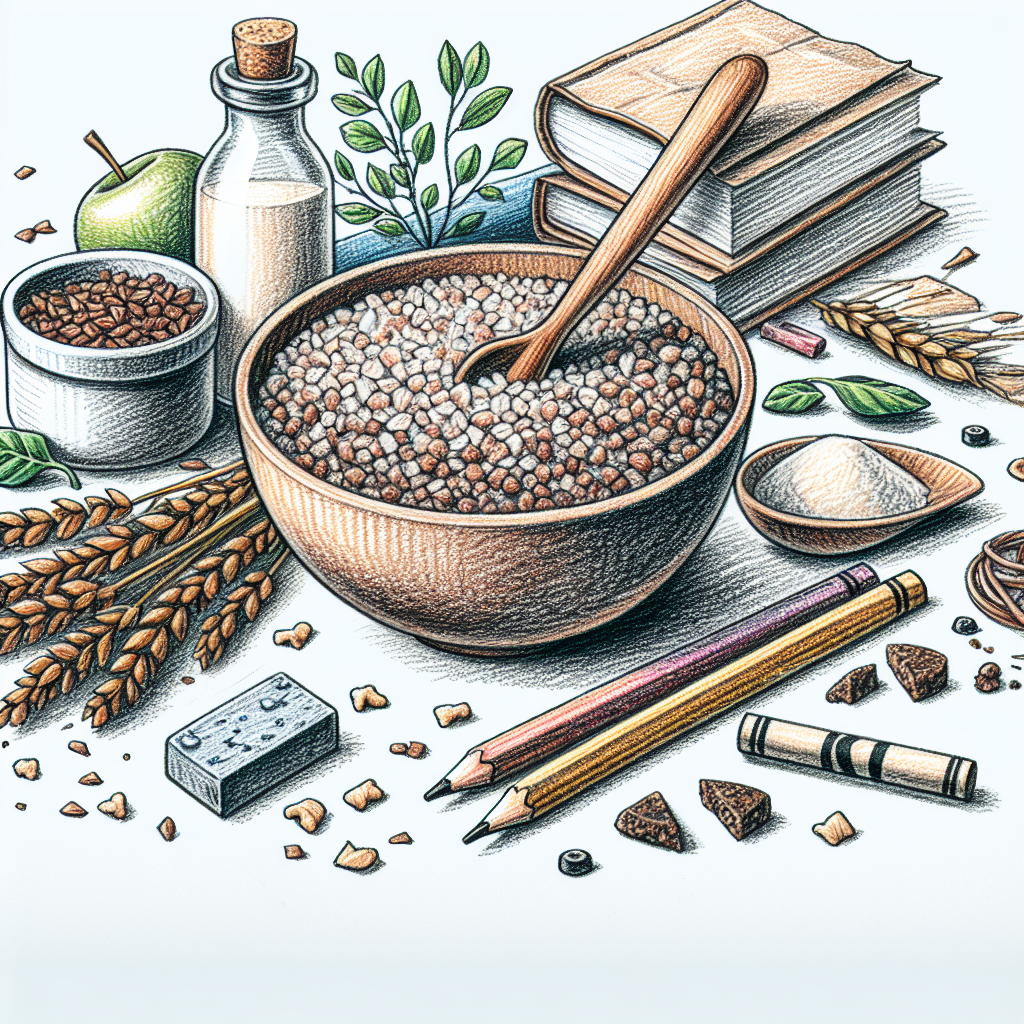 Pastelková ilustrace znázorňující téma: Recepty
