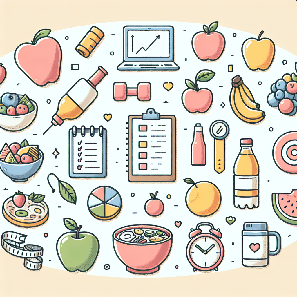 Pastelková ilustrace znázorňující téma: Hubnutí