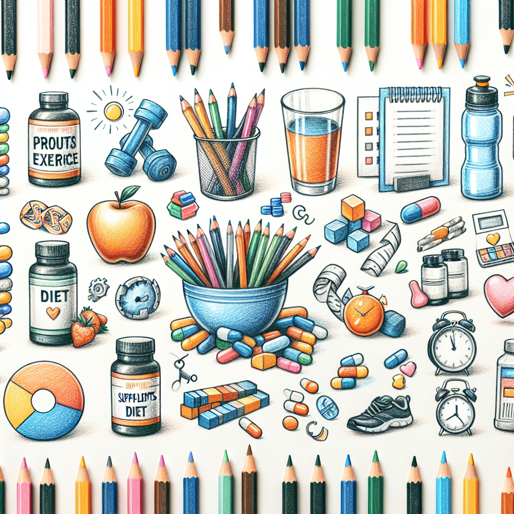 Pastelková ilustrace znázorňující téma: Hubnutí