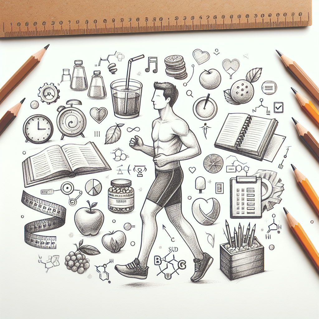 Pastelková ilustrace znázorňující téma: Hubnutí