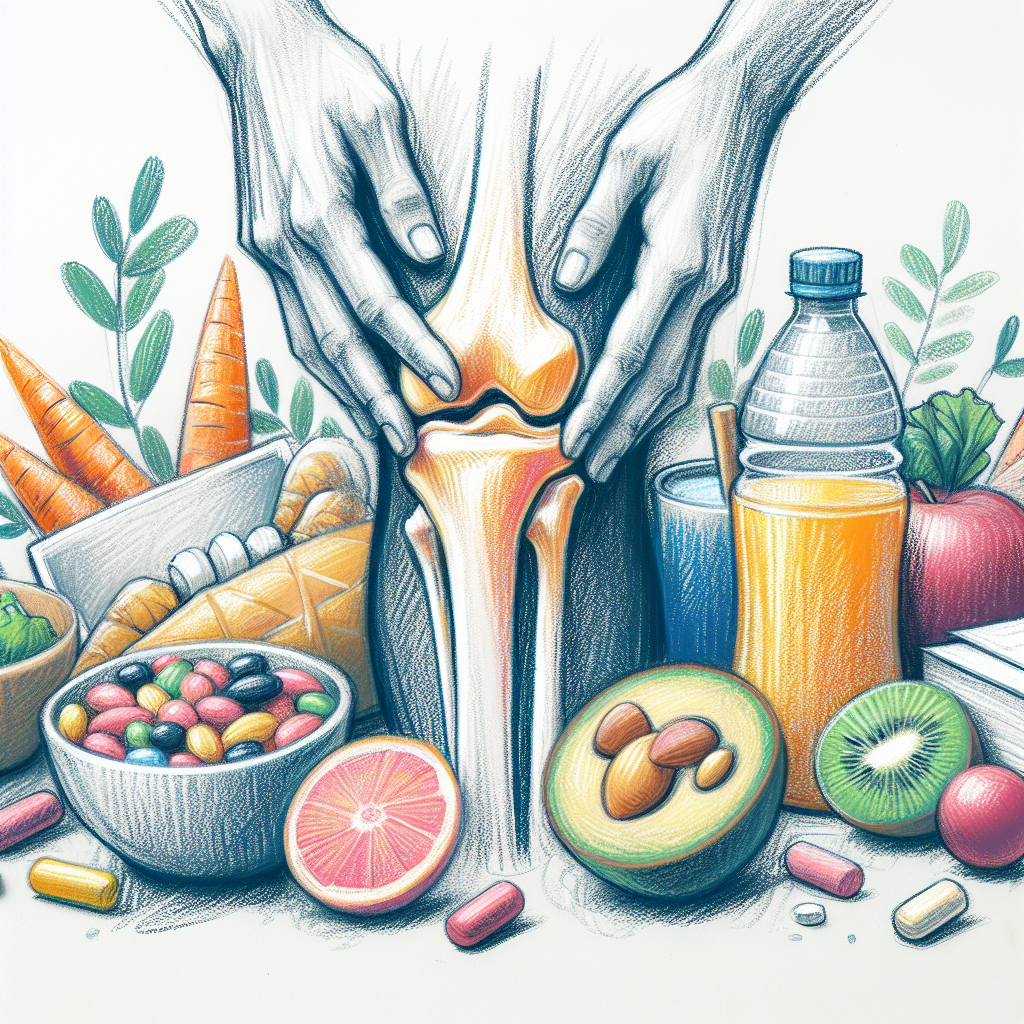 Pastelková ilustrace znázorňující téma: Výživa