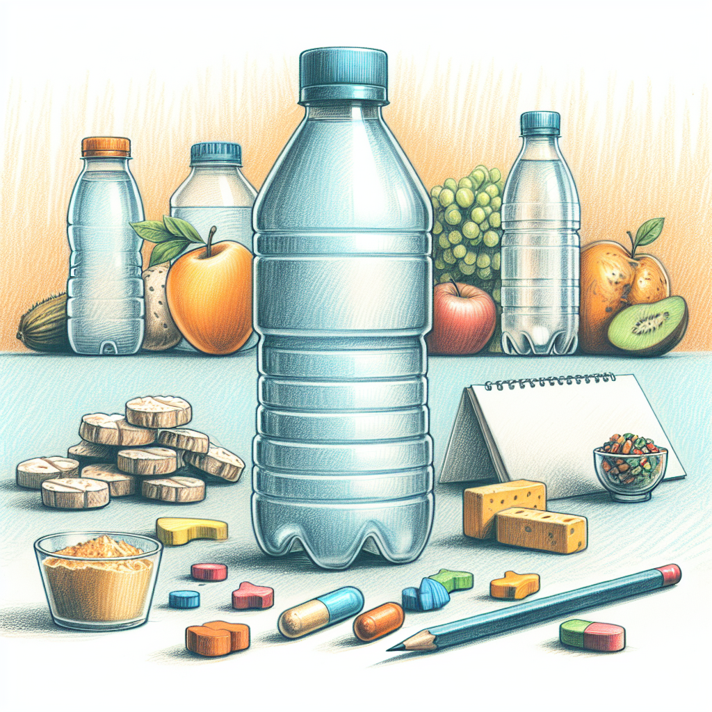Pastelková ilustrace znázorňující téma: Zdravá výživa