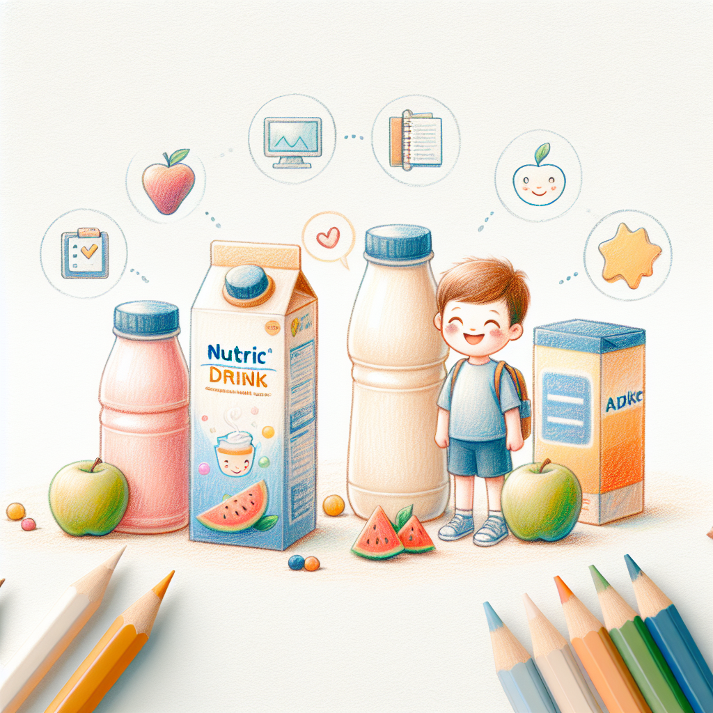 Pastelková ilustrace znázorňující téma: Dětská výživa