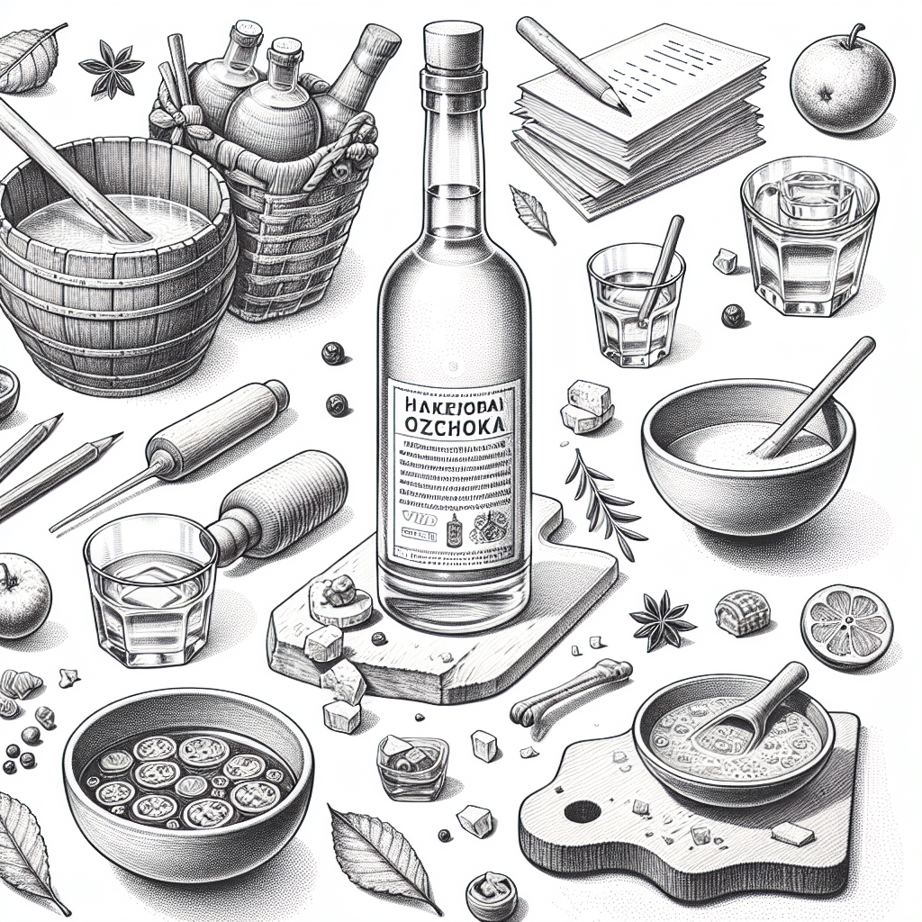 Pastelková ilustrace znázorňující téma: Recepty