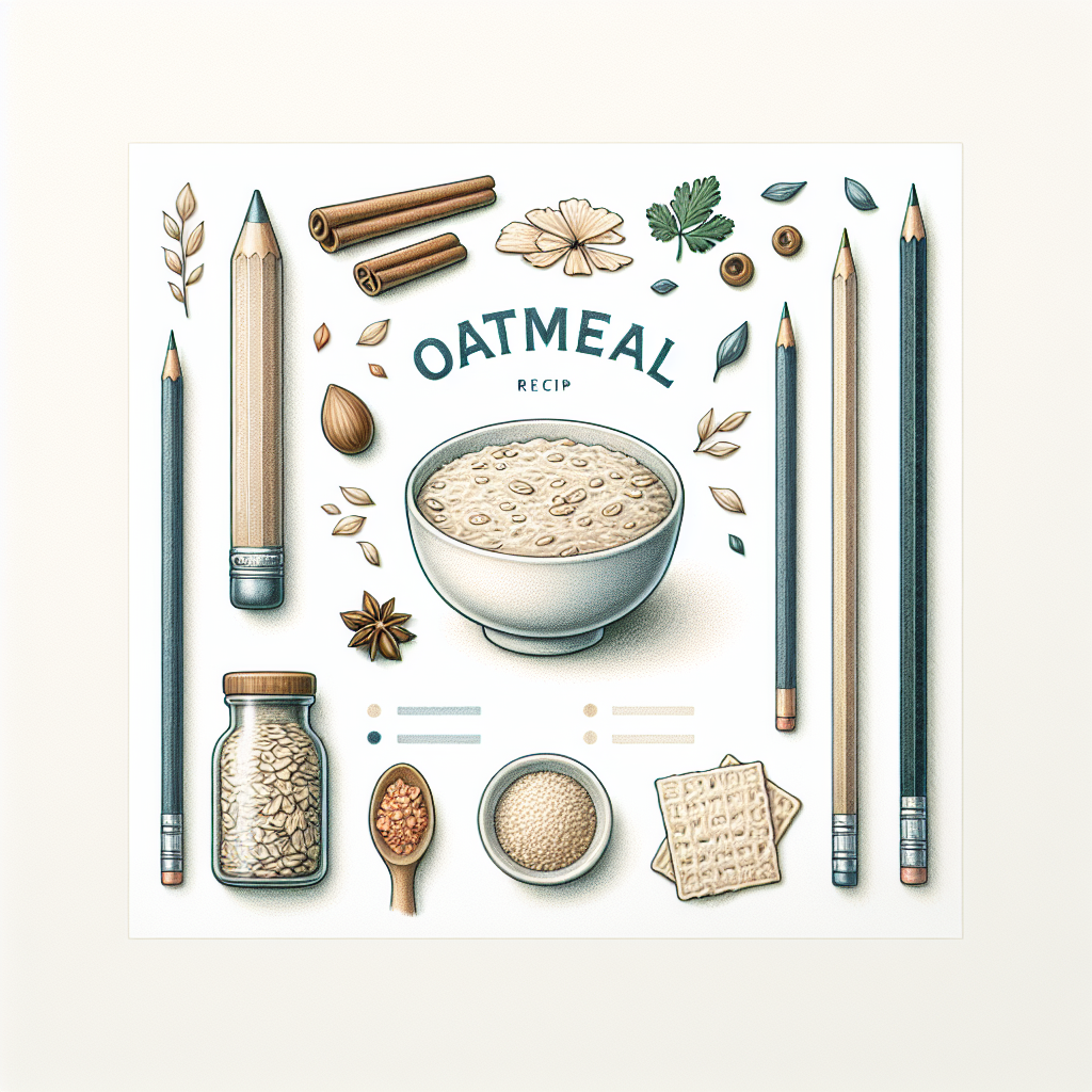Pastelková ilustrace znázorňující téma: Recepty