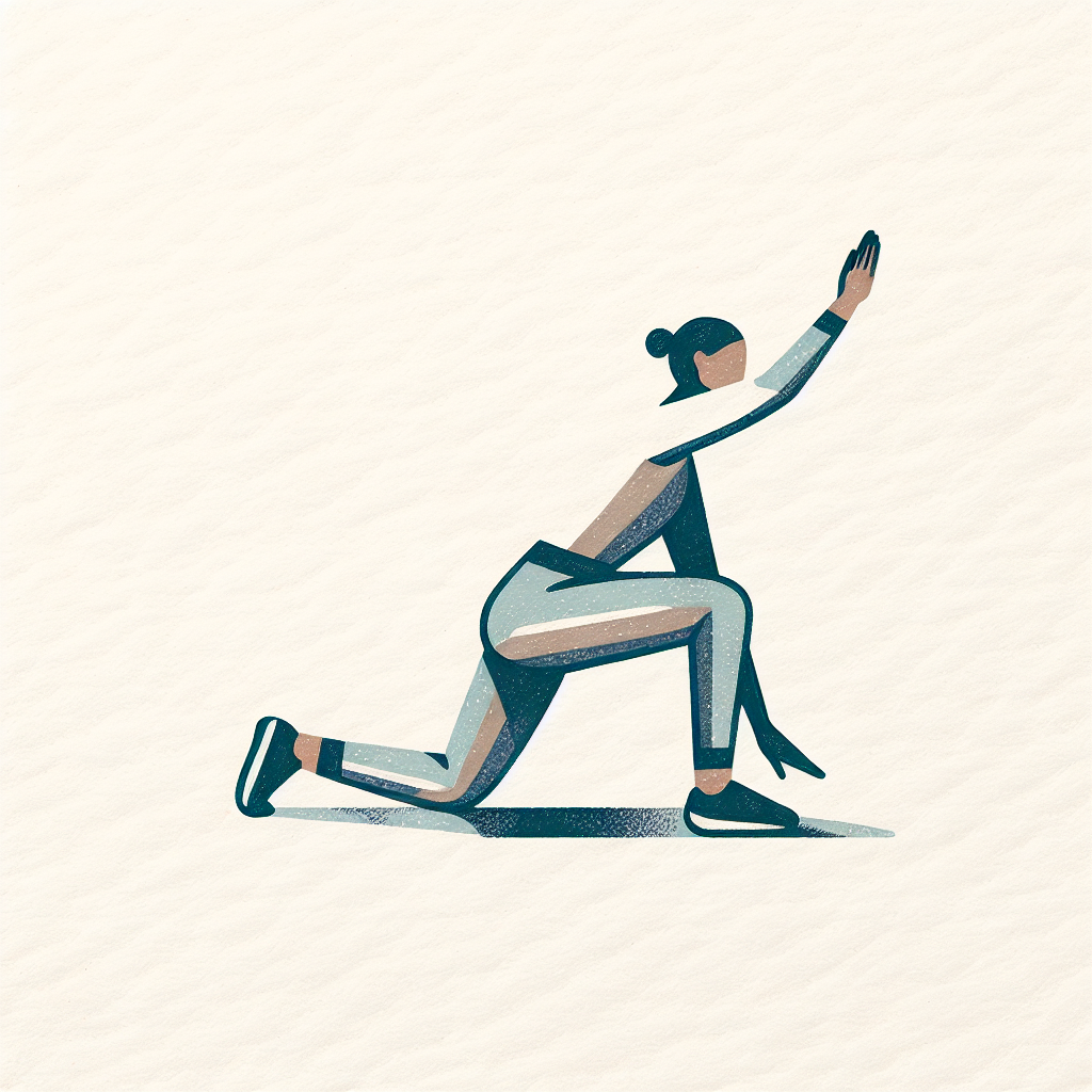 Pastelková ilustrace znázorňující téma: Fitness a zdraví