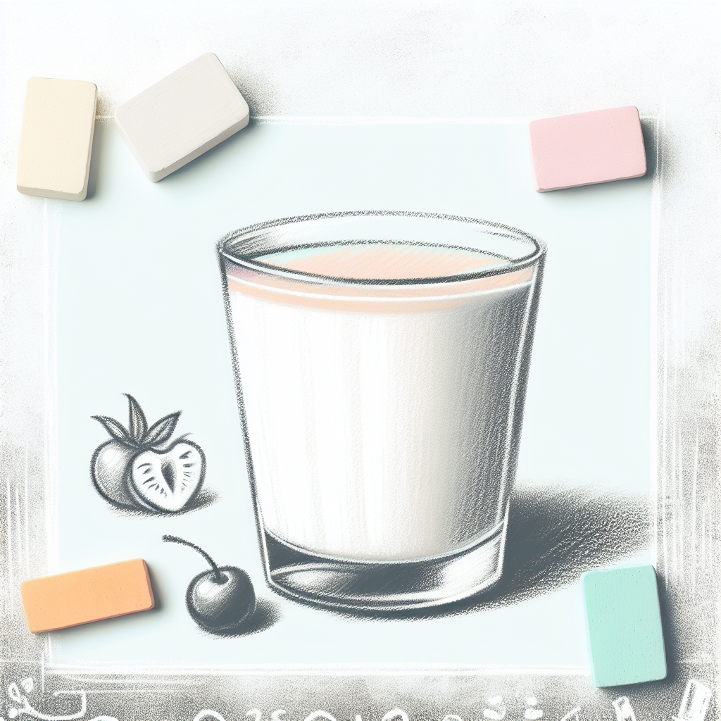Pastelková ilustrace znázorňující téma: Recepty