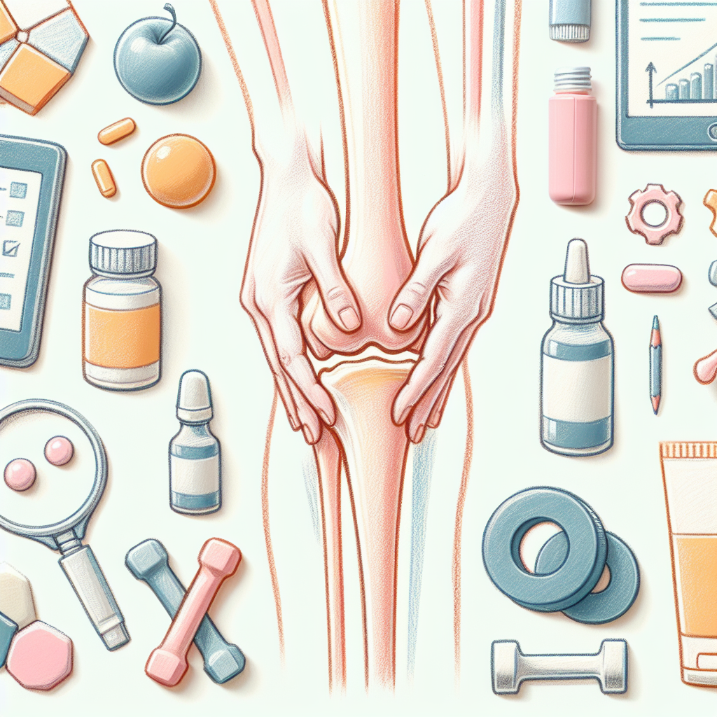Pastelková ilustrace znázorňující téma: Zdraví kloubů
