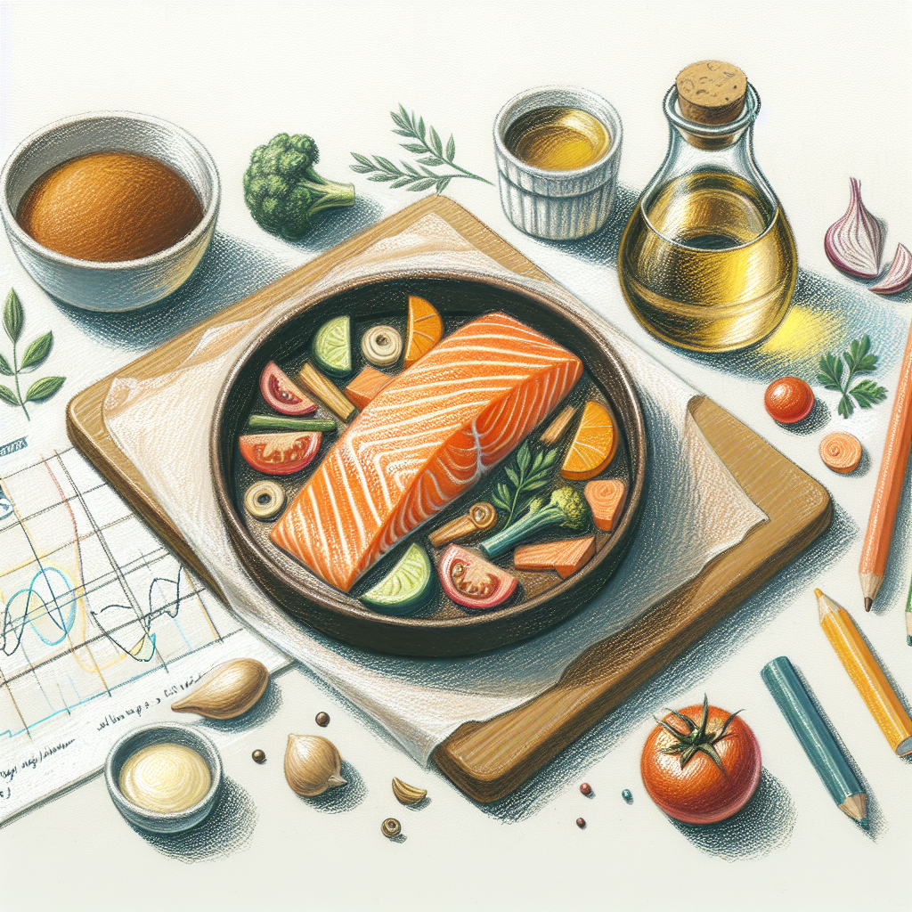 Pastelková ilustrace znázorňující téma: Recepty