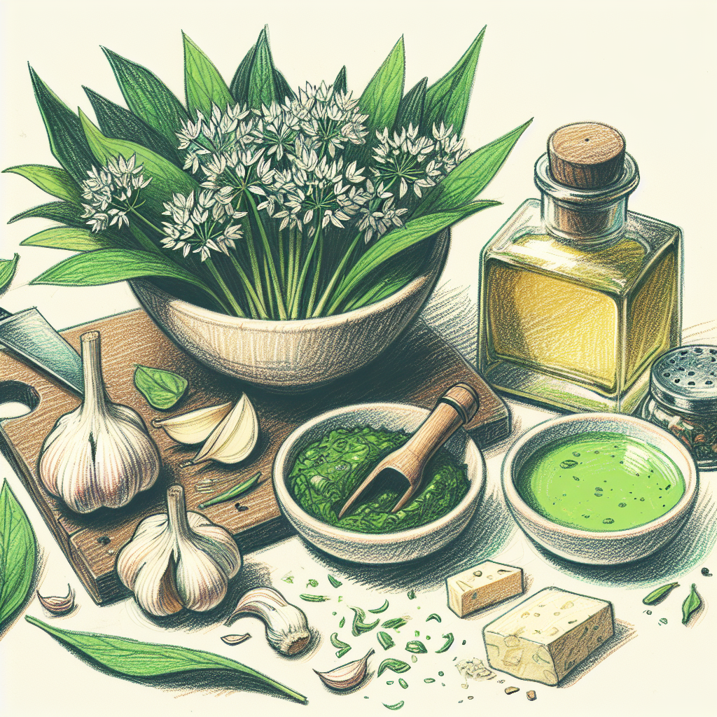Pastelková ilustrace znázorňující téma: Recepty