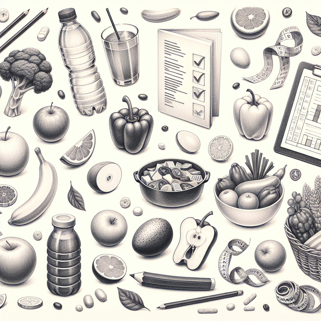 Pastelková ilustrace znázorňující téma: Výživa