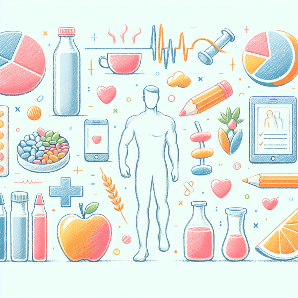 Pastelková ilustrace znázorňující téma: Zdraví