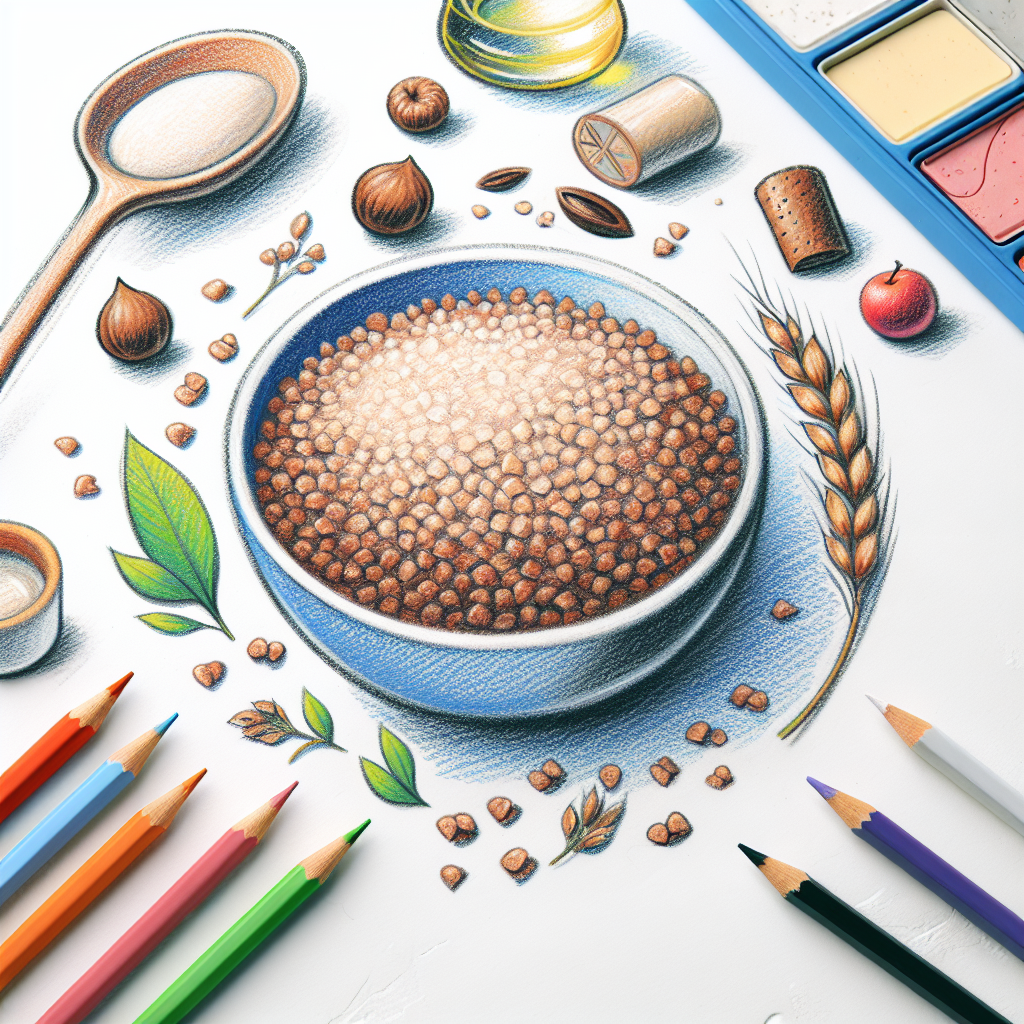 Pastelková ilustrace znázorňující téma: Zdravé vaření