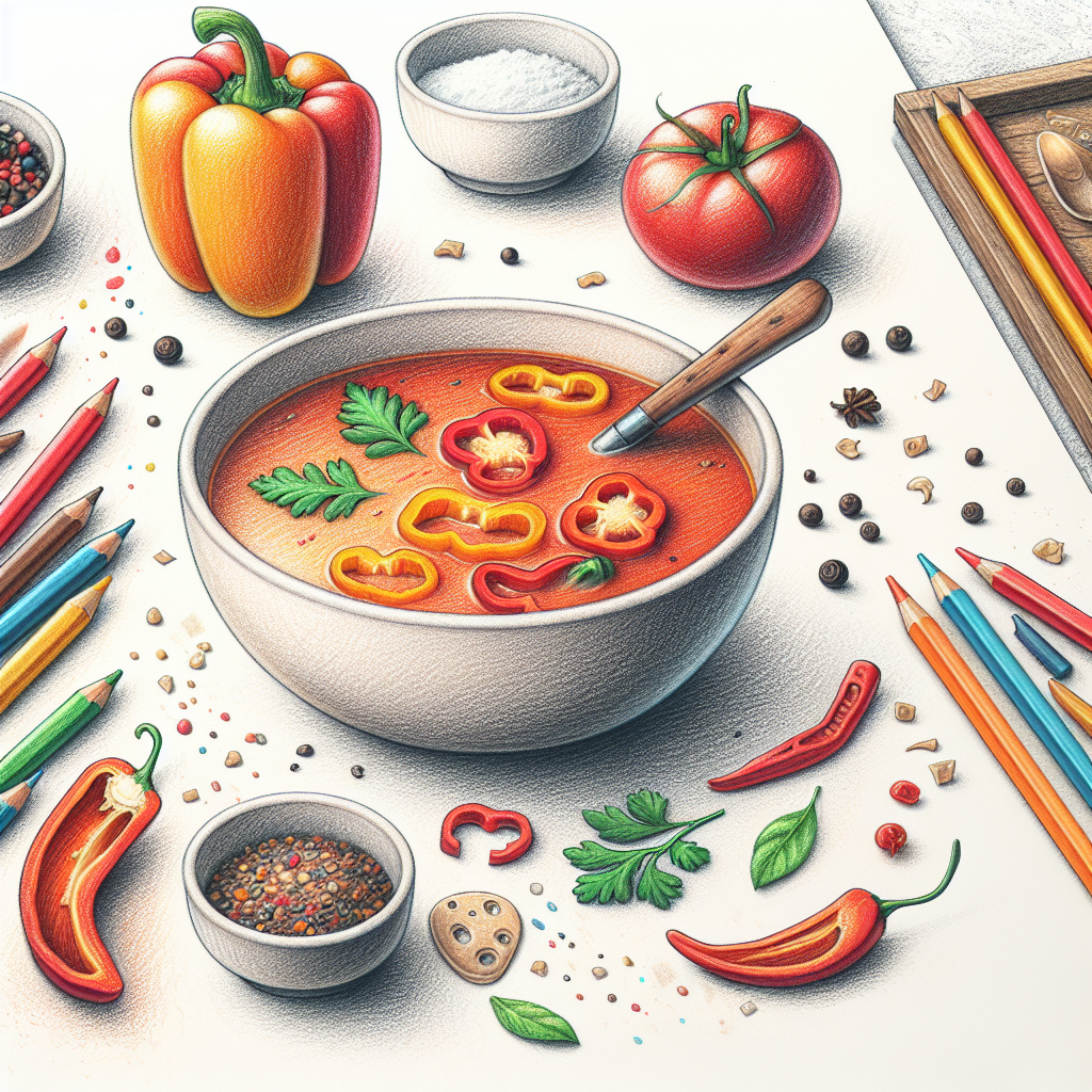Pastelková ilustrace znázorňující téma: Recepty