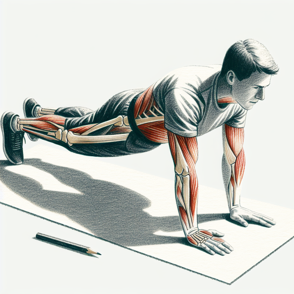 Pastelková ilustrace znázorňující téma: Fitness