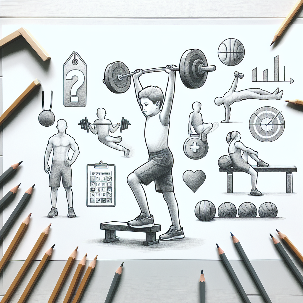 Pastelková ilustrace znázorňující téma: Dětský sport