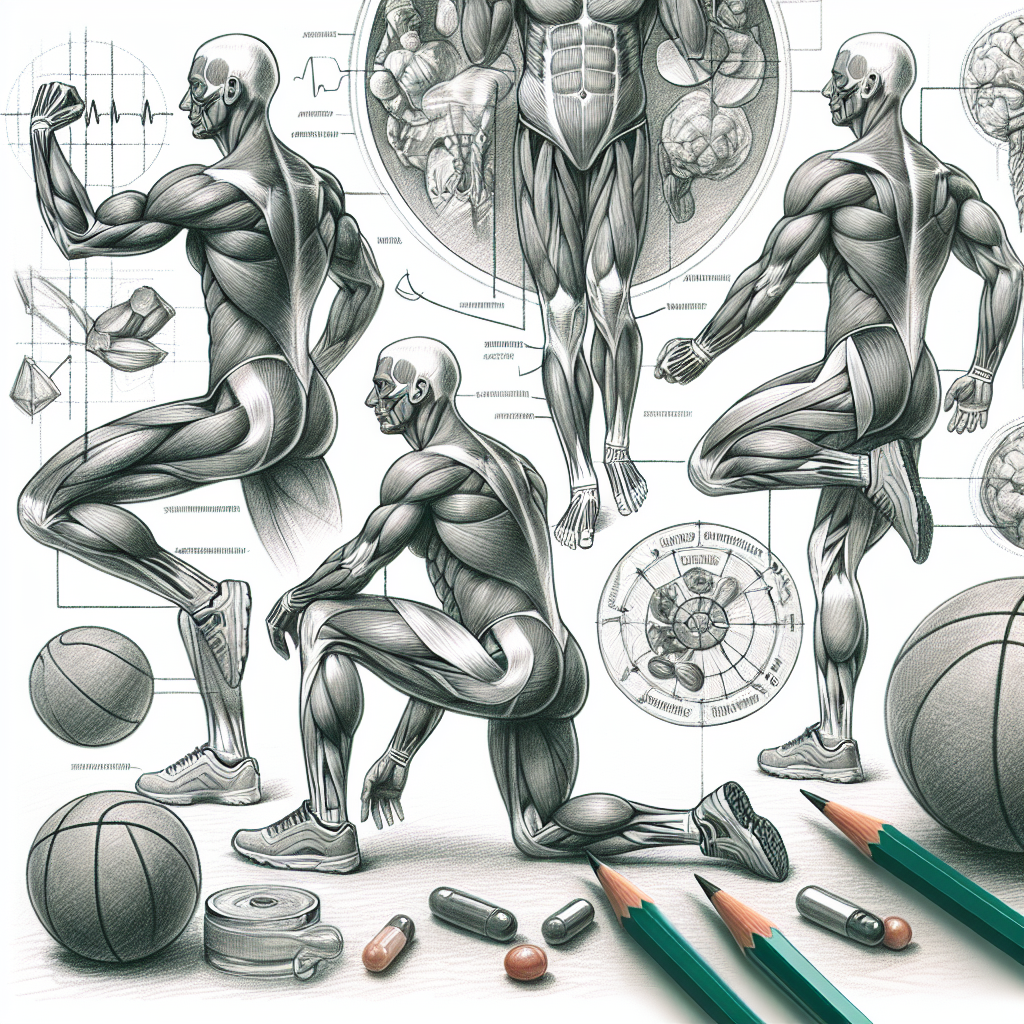 Pastelková ilustrace znázorňující téma: Posilování