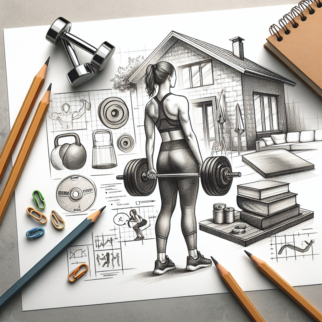 Pastelková ilustrace znázorňující téma: Cvičení doma