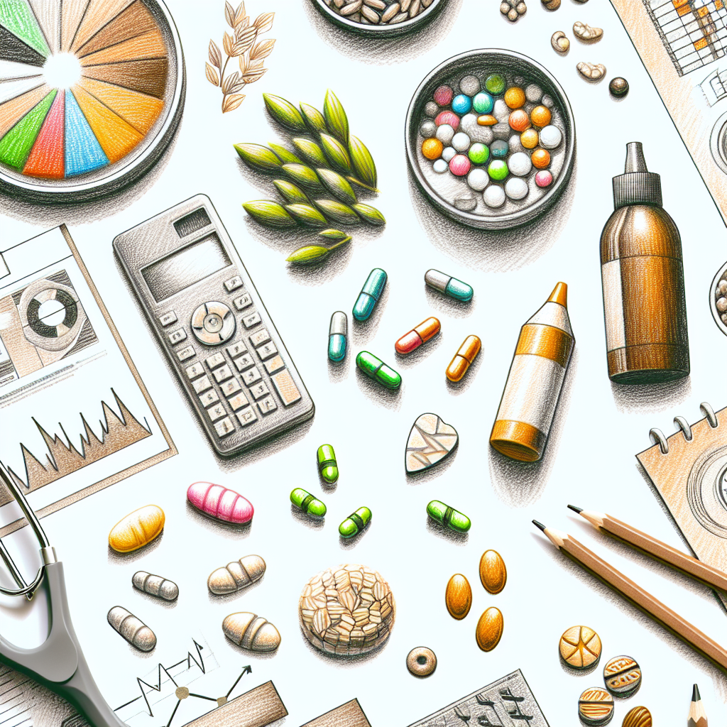 Pastelková ilustrace znázorňující téma: Zdraví a krása