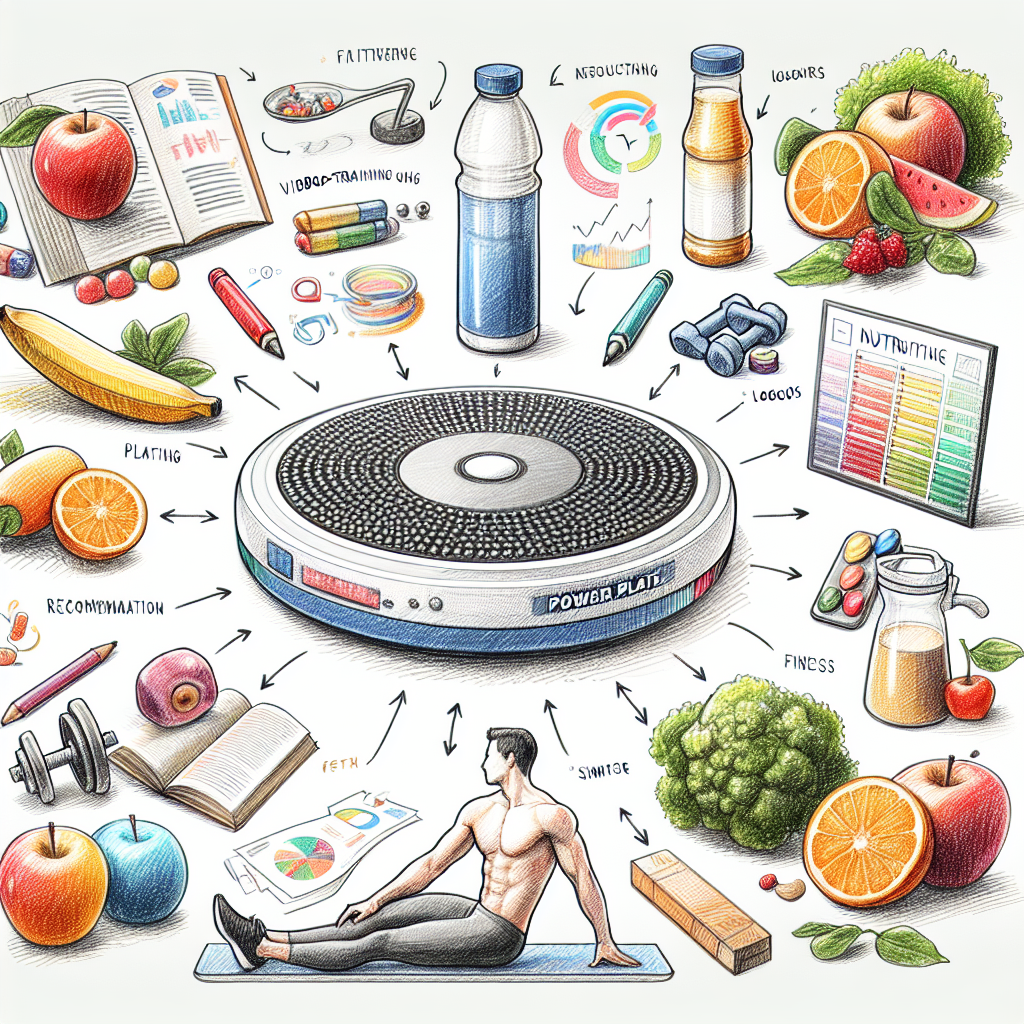 Pastelková ilustrace znázorňující téma: Fitness a zdraví