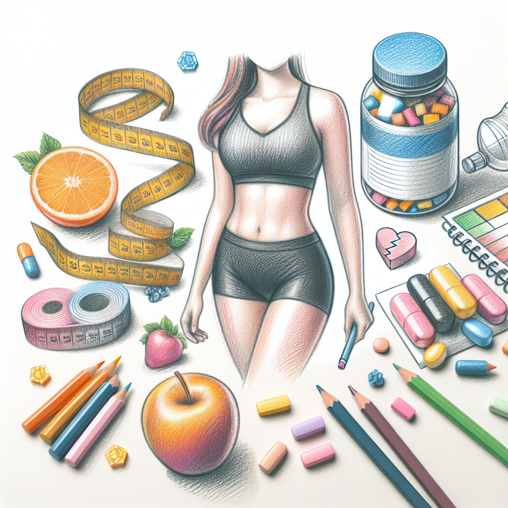 Pastelková ilustrace znázorňující téma: Zdraví a životní styl