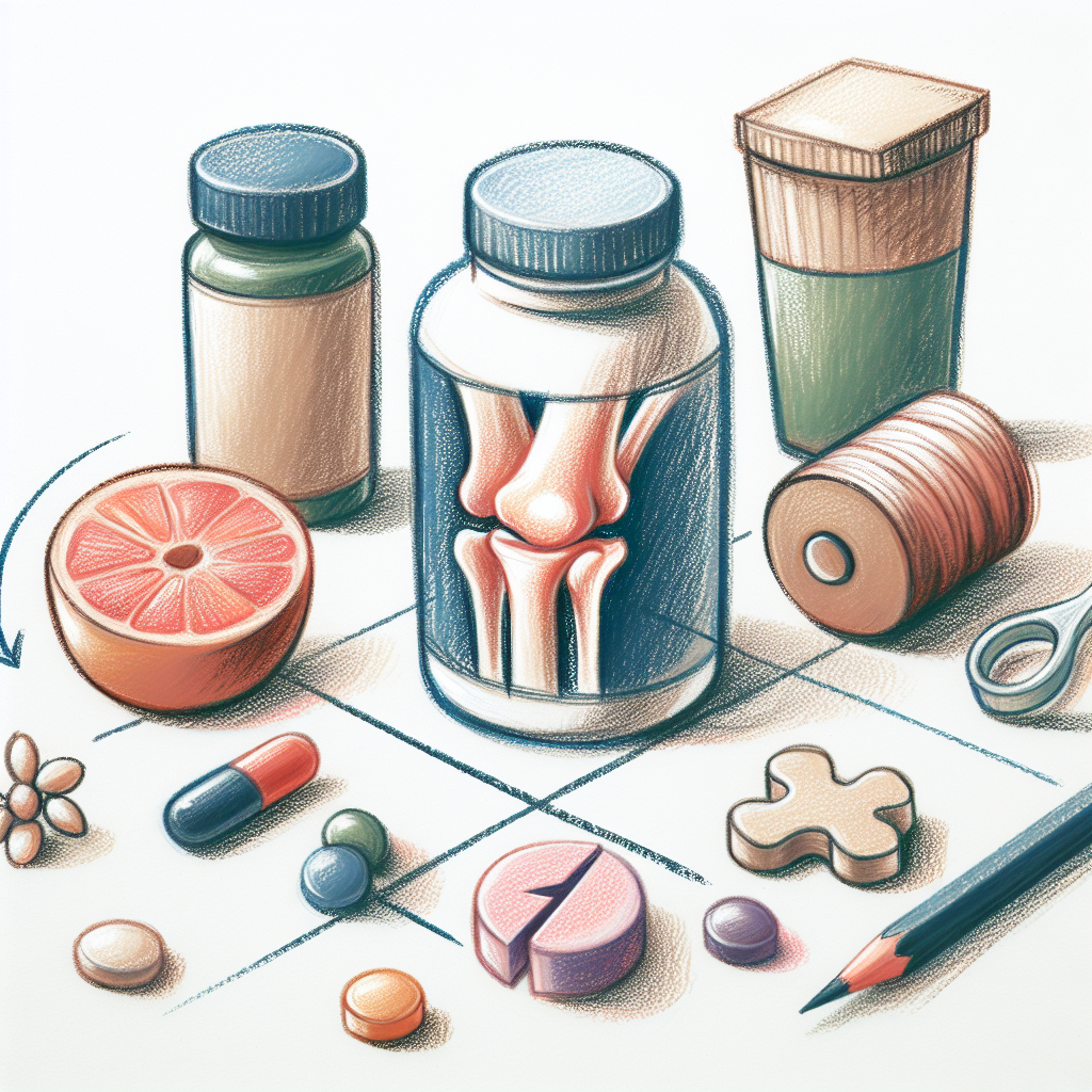 Pastelková ilustrace znázorňující téma: Zdraví kloubů