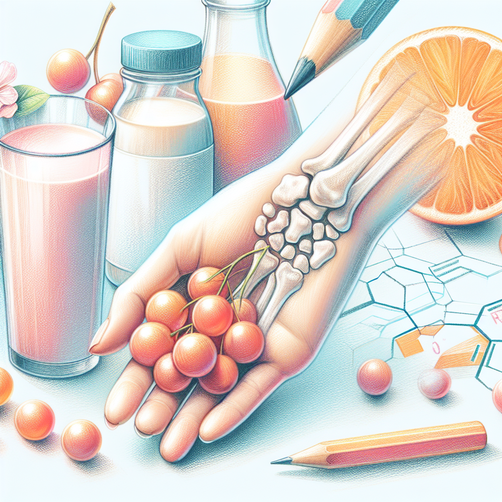 Pastelková ilustrace znázorňující téma: Výživa kloubů