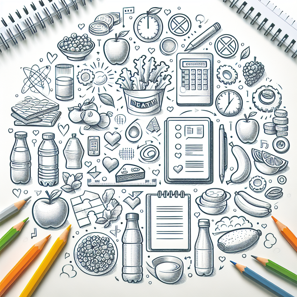 Pastelková ilustrace znázorňující téma: Zdravá výživa