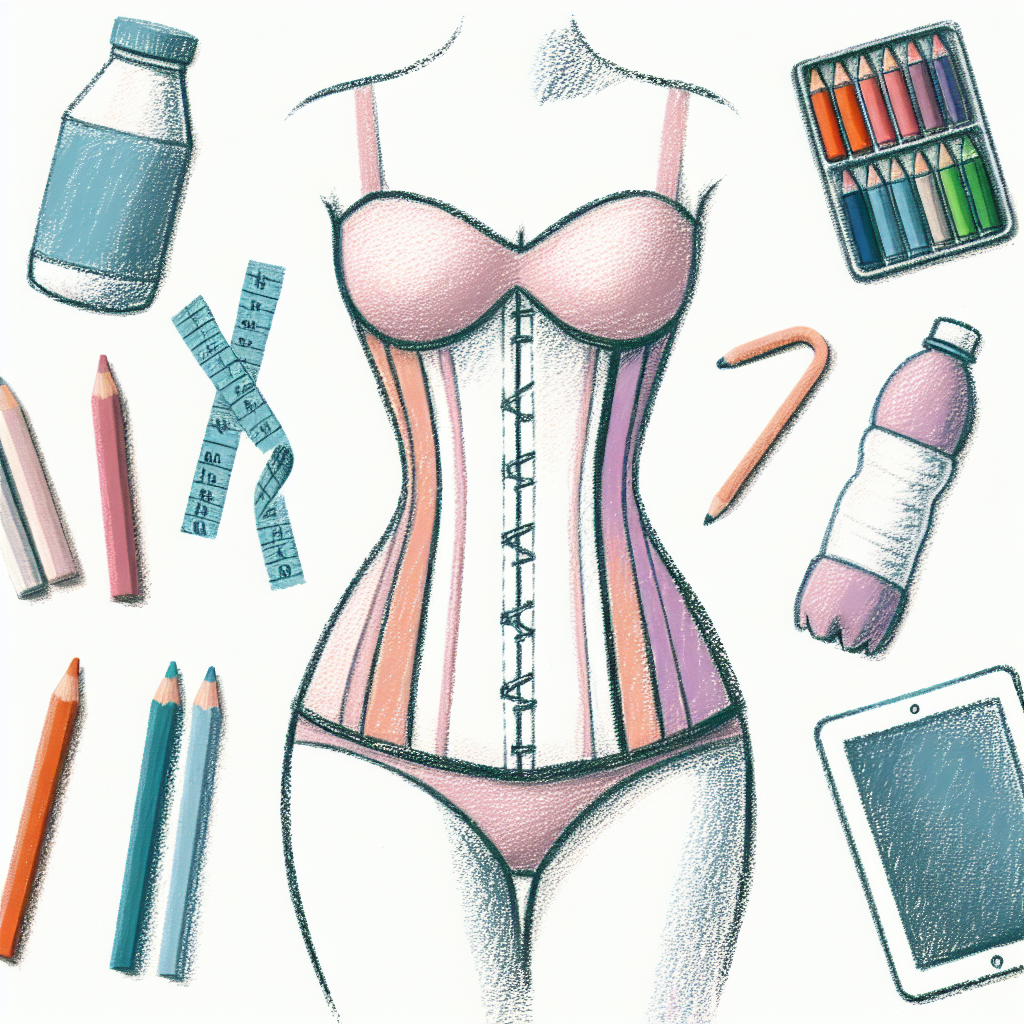 Pastelková ilustrace znázorňující téma: Hubnutí