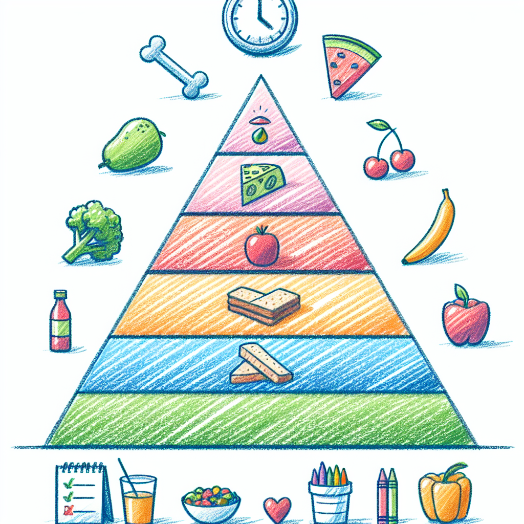 Pastelková ilustrace znázorňující téma: Zdravá výživa