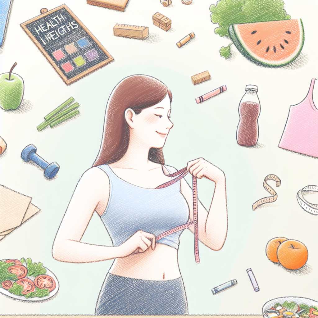 Pastelková ilustrace znázorňující téma: Zdraví a výživa
