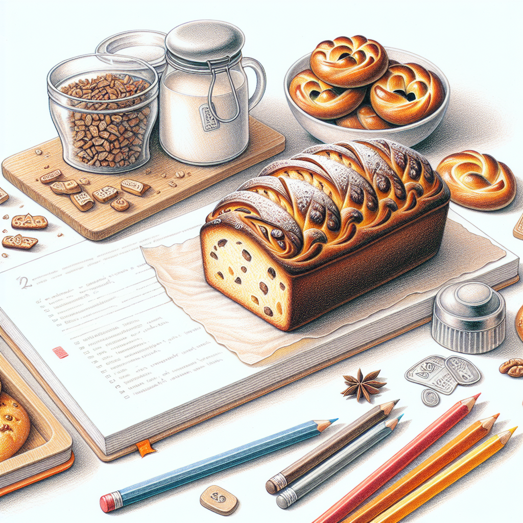 Pastelková ilustrace znázorňující téma: Recepty