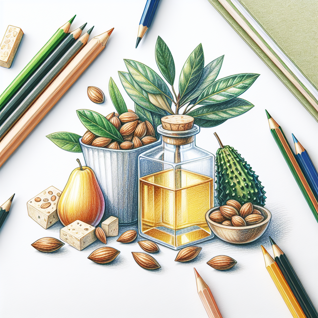 Pastelková ilustrace znázorňující téma: Zdravá výživa