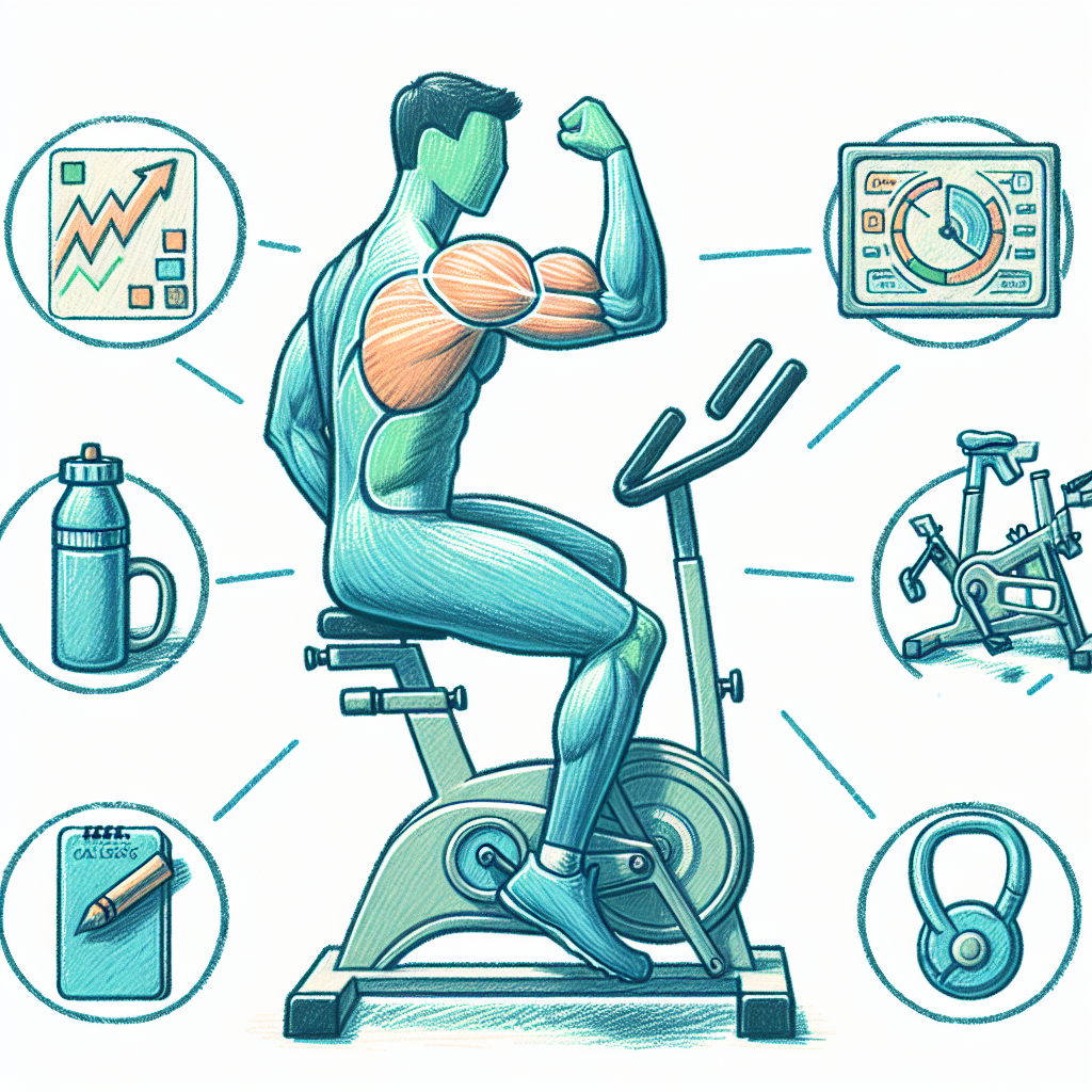 Pastelková ilustrace znázorňující téma: Fitness vybavení