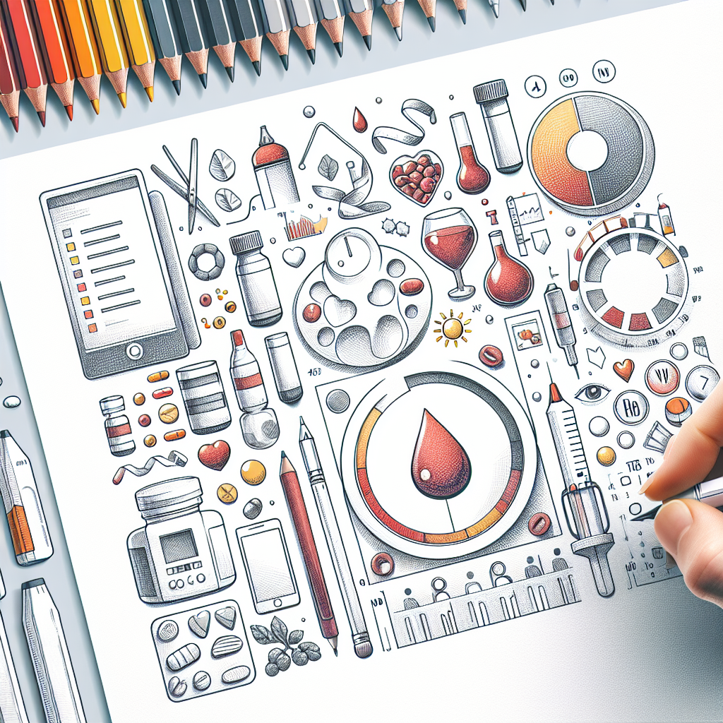 Pastelková ilustrace znázorňující téma: Zdravá výživa