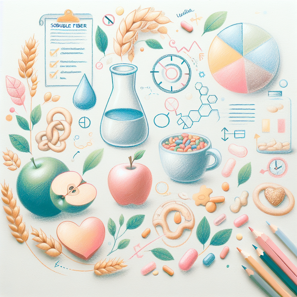 Pastelková ilustrace znázorňující téma: Zdravá výživa