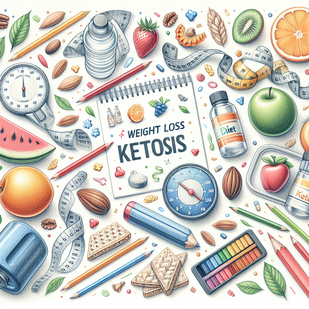 Pastelková ilustrace znázorňující téma: Ketóza a strava