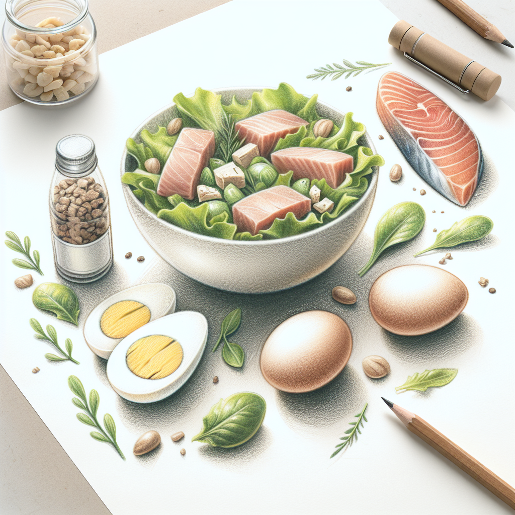 Pastelková ilustrace znázorňující téma: Zdravé recepty