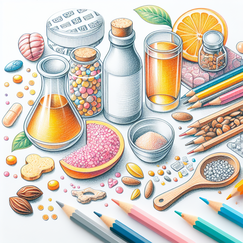 Pastelková ilustrace znázorňující téma: Zdraví