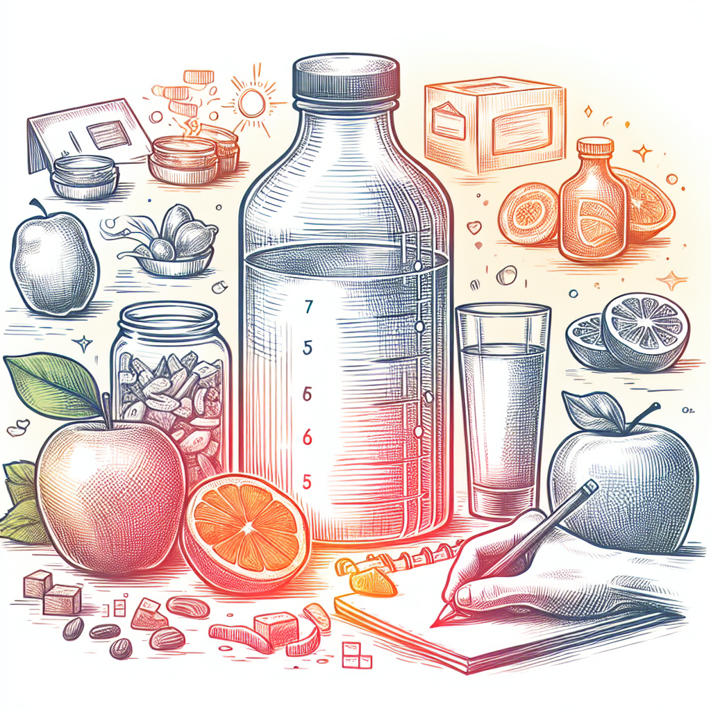 Pastelková ilustrace znázorňující téma: Detoxikace