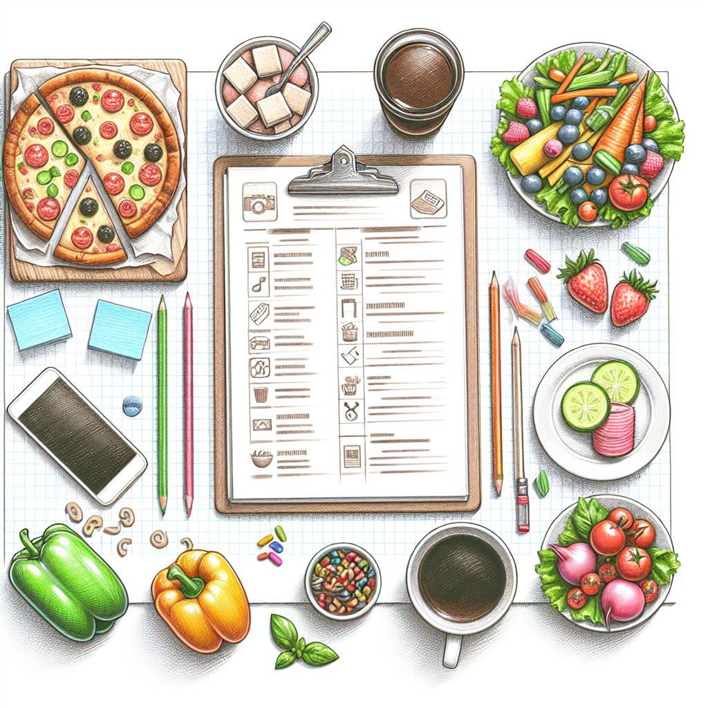Pastelková ilustrace znázorňující téma: Výživa