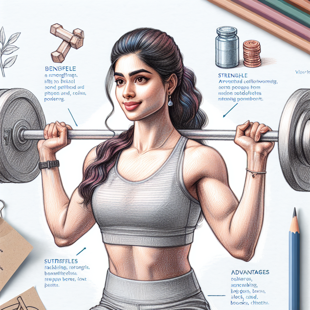 Pastelková ilustrace znázorňující téma: Fitness pro ženy