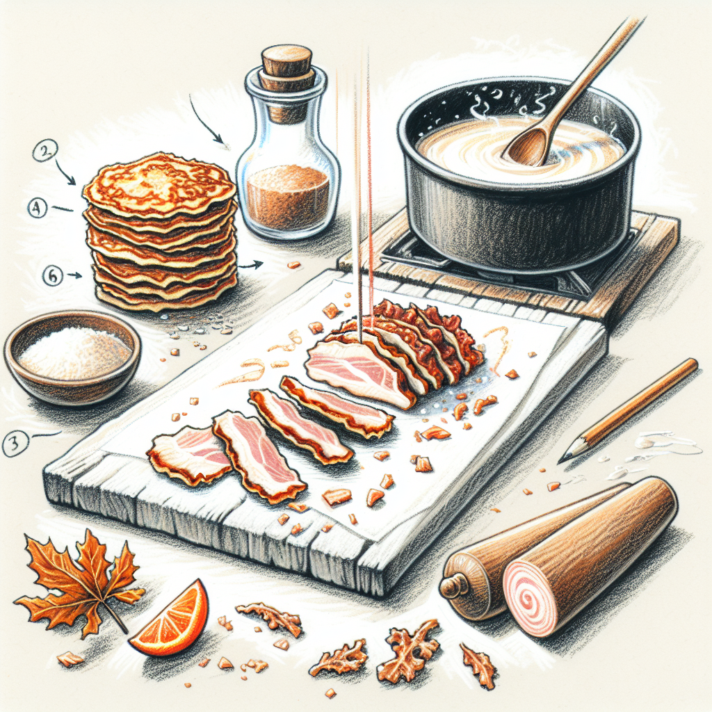 Pastelková ilustrace znázorňující téma: Recepty